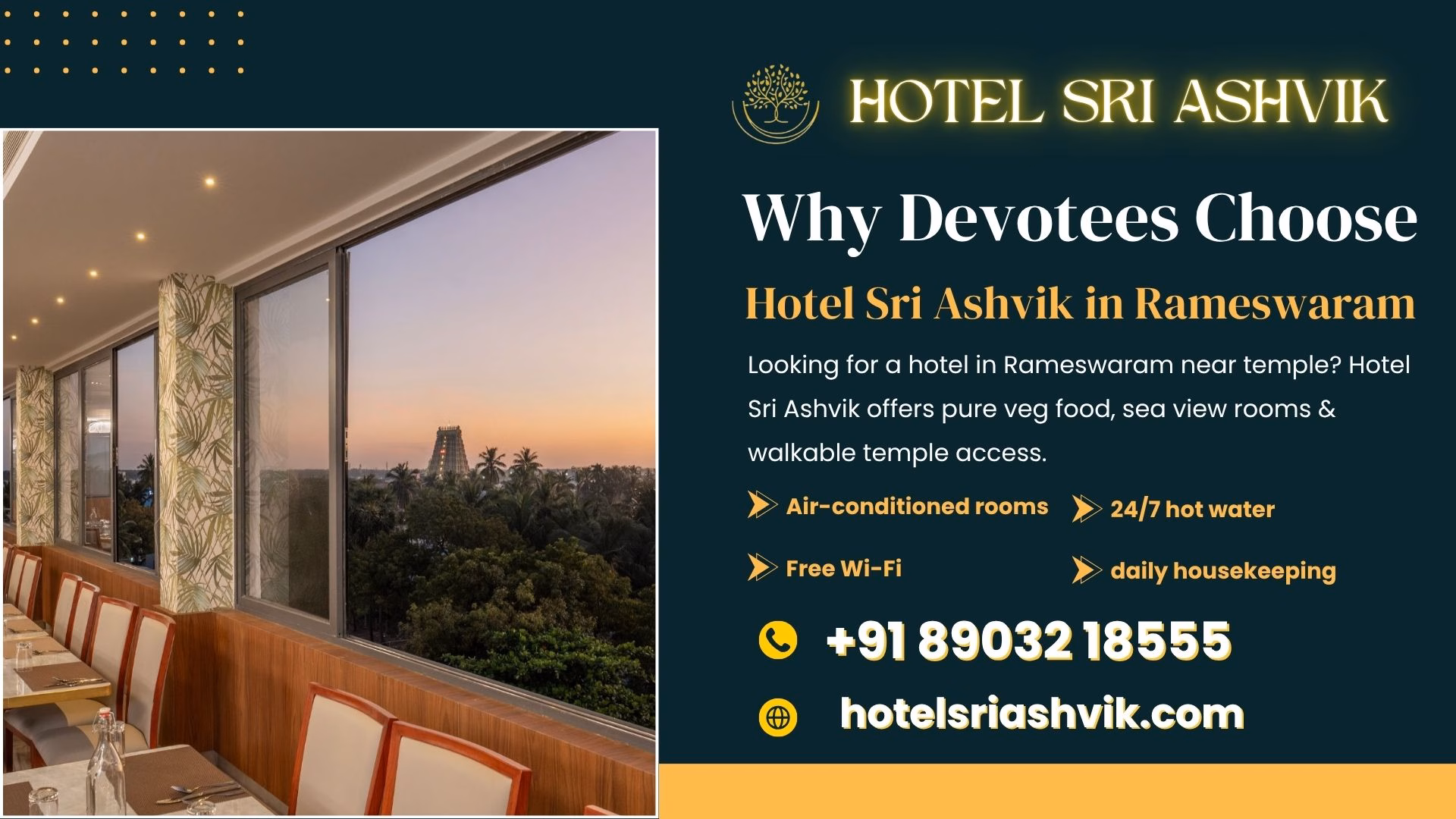Hotel in Rameswaram Near Temple
