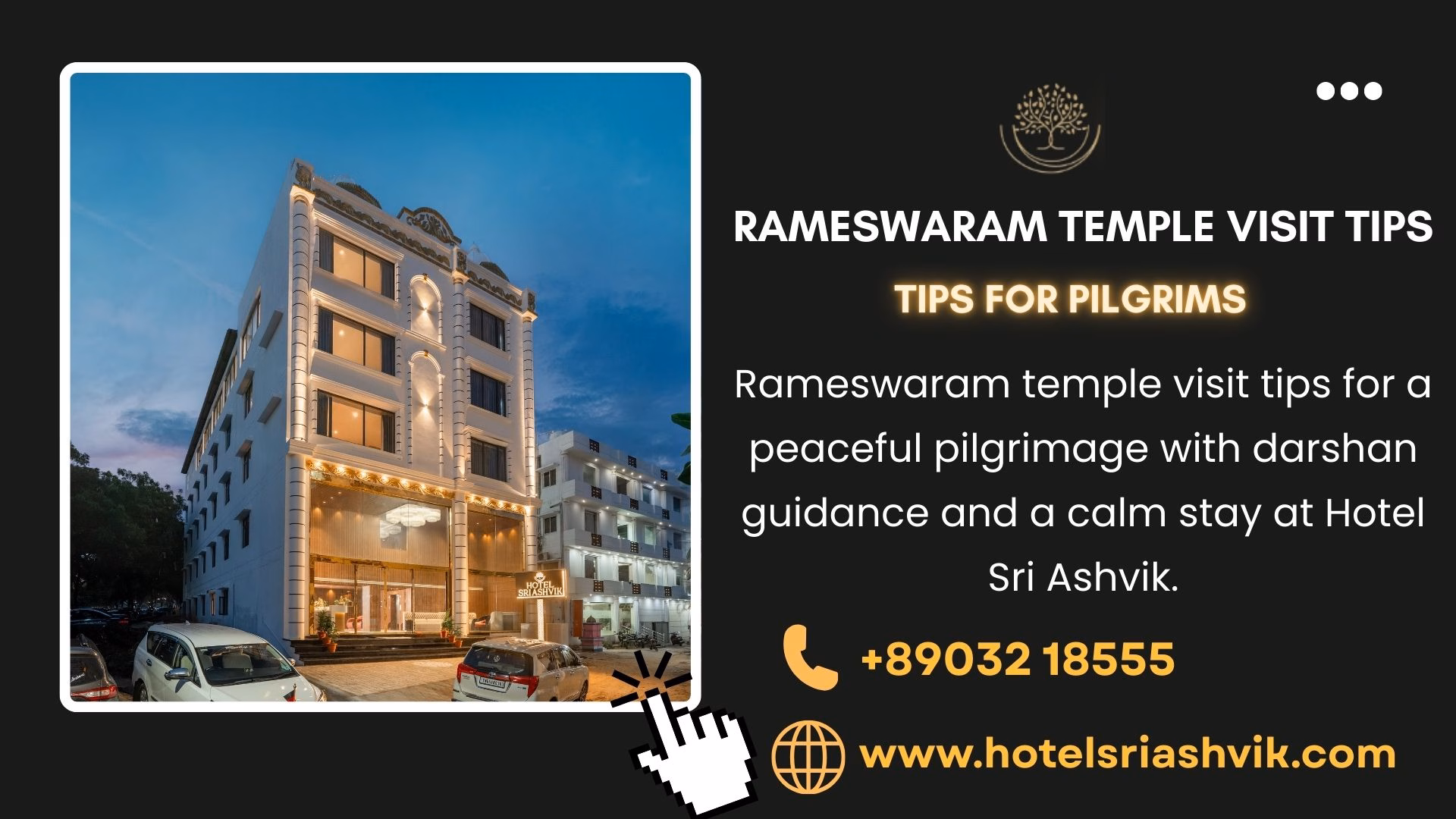 Rameswaram temple visit tips for a peaceful pilgrimage with darshan guidance and a calm stay at Hotel Sri Ashvik.