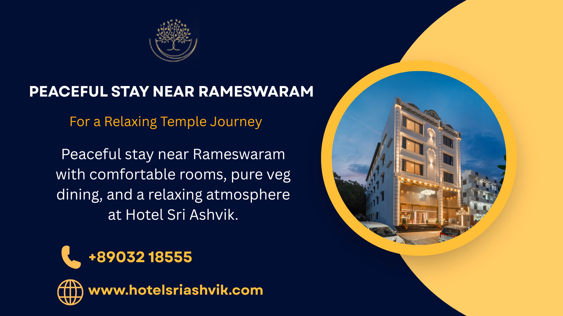 peaceful stay near Rameswaram