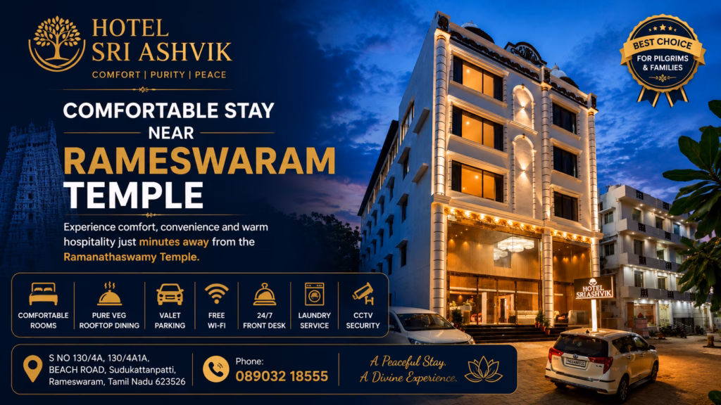 3 star hotel near Rameswaram Temple